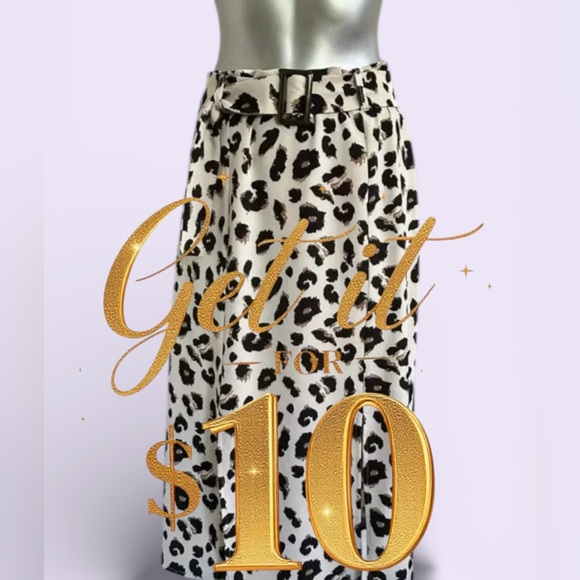 cleo Dresses & Skirts - 💲🔟ADD-ON ✅Leopard  Print Skirt